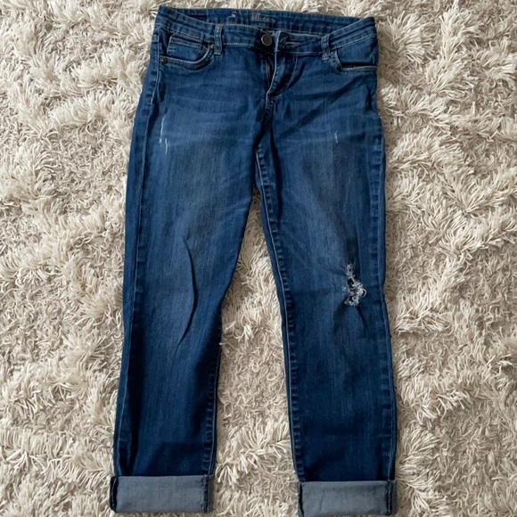 Kut from the Kloth Kate distressed boyfriend jeans - Picture 1 of 5